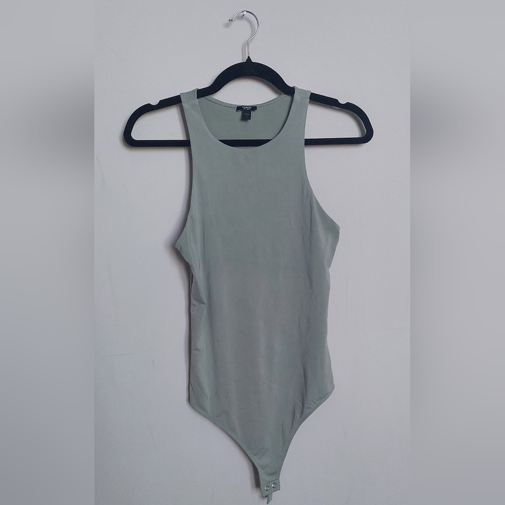 Express Teal Body Conture Bodysuit Size Small